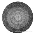 polypropylene pp braided round indoor outdoor rug carpet